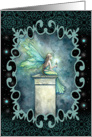 Blank Card - A Light in the Dark - Fairy with Candle card
