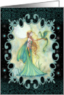 Thank You - Fairy with Dragon card