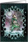 Thank You Card - Emerald Mermaid card