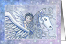 Encouragement - Follow Your Dreams - Fairy and Pegasus card