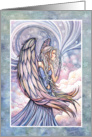 Christmas Card - Beautiful Angel in Watercolor card