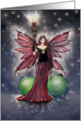 Christmas Fairy Card with Ornaments card