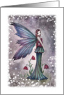 Blank Card - Flowers in Winter Flower Fairy card