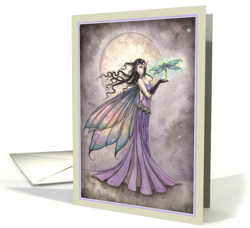 Night Dragonfly - Fairy Art card (1160096)