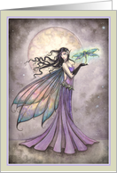Night Dragonfly - Fairy Art card