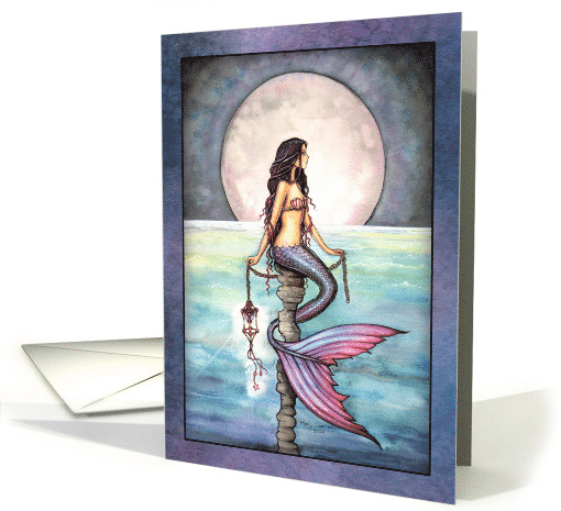 Enchanted Sea Mermaid Fantasy Art by Molly Harrison card (1635470)