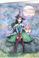 Halloween Witch Card...