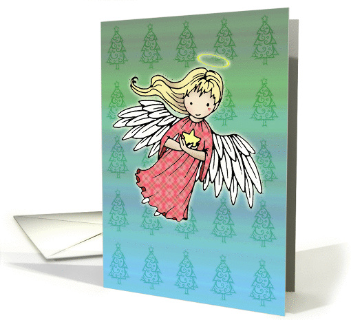 Sweet Little Christmas Angel card (854078)