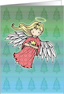 Sweet Little Christmas Angel Card