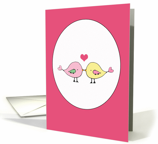 Lovebirds - Happy Anniversary card (854319)