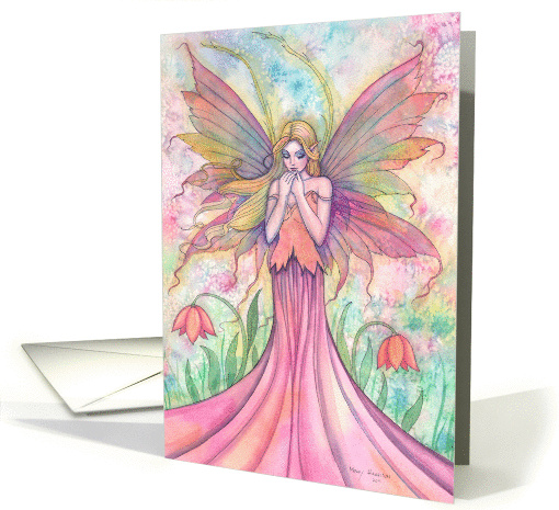 Fairy Art Card Thinking of You - Molly Harrison Fantasy Art card