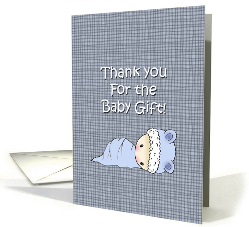 Thank You for the Baby Gift - Cute Baby card (855747)
