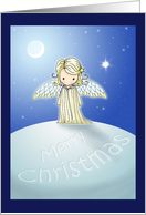 Christmas Angel Card - Starry Night card