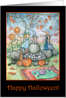 Halloween Card - Three Little Witches card