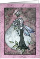 Thank You Card - Rose Fairy in Watercolor card