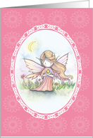 Thinking of You Card - Cute Fairy with Star card
