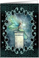 Blank Card - A Light in the Dark - Fairy with Candle card