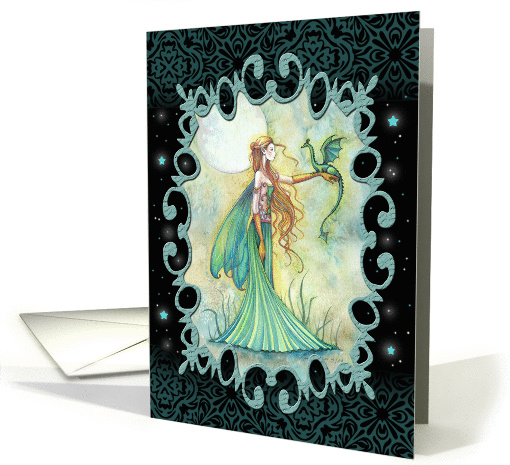 Thank You - Fairy with Dragon card (859174)