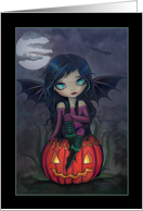 Blank Card - Big Eye Vampire Fairy card