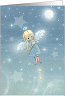 Little Star Angel Blank Card