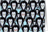 Blank Card - Cute Penguin Family card