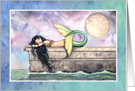 Blank Mermaid Card - Pier of Dreams card