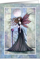 Thinking of You - Amethyst Moon - Mystic Fairy card