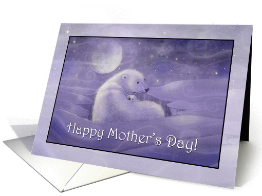 Mother's Day Card - Polar Bear and Cub card (875124)
