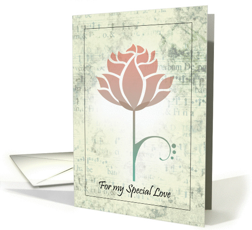 Anniversary Card - Modern Rose card (877764)