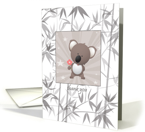 Koala Thank You card (877778)