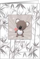 Koala Thank You Card