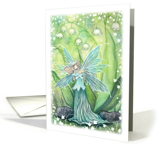 Lily of the Valley Fairy - Blank card (893764)
