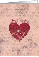 Valentine Card - Red...