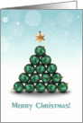 Ornament Christmas Tree - Card