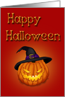 Happy Halloween Pumpkin - Card