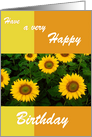 Sunflowers - Birthday Card