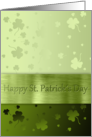 St. Patricks Day Shamrocks - Card