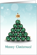 Ornament Christmas Tree - Card