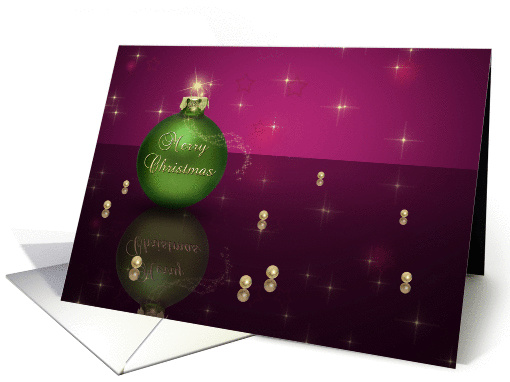 Merry Christmas Bauble - card (1330304)