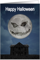 Halloween Moon card