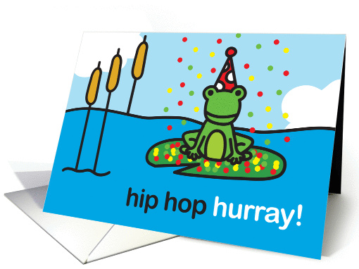Zoe Birthday Frog card (868203)