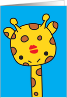 Zoe Giraffe Feel Better Soon card