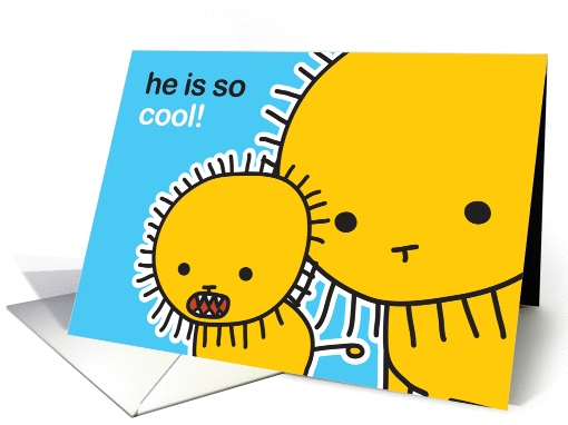 Zoe birth lion cool card (868209)