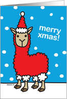 RiRo Zoe Christmas Donkey Snow card