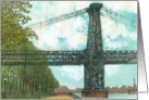 Bridge by the river card