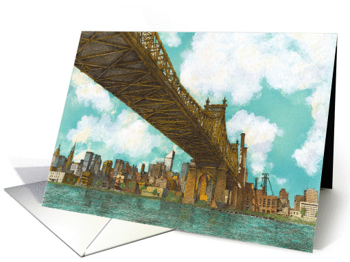 Bridge to New York City card (863970)