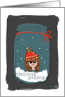 Tracey’s Tracerys Mason Jar Christmas Greetings card