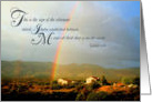 Genesis 9:12 Encouragement - Rainbow card