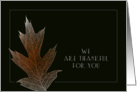 Thanksgiving - Autumn Leaf card