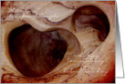 Anniversary on Valentine’s Day - Heart Shaped Rock Formation card
